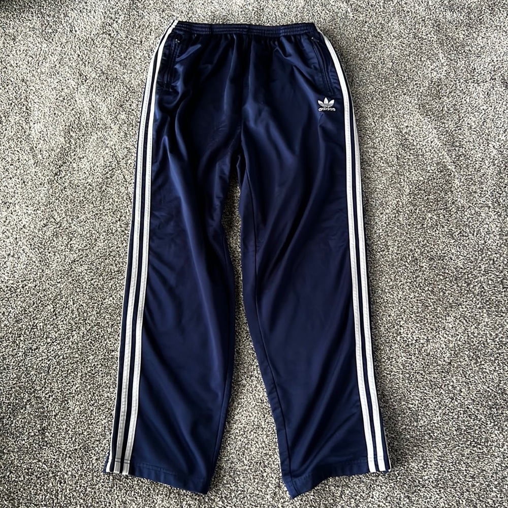 Adidas pants (pull away; with side buttons)